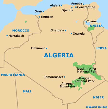 Small Algeria Map