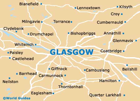 Small Glasgow Map