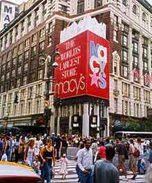 Image of New York Macy's store