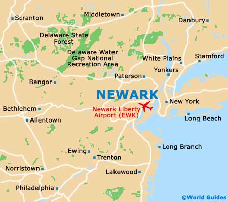 Map of Newark Liberty Airport (EWR): Orientation and Maps for EWK