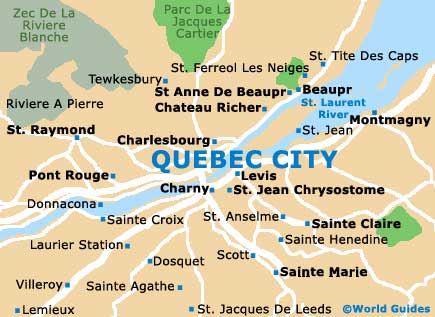 Small Quebec City Map
