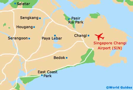 Singapore Changi Airport Airport Maps - Maps and Directions to Singapore  SIN International Airport - World Airport Guide