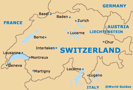 Map Of Zurich