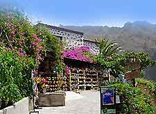 Image of shopping in the mountain village of Masca
